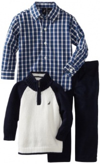 Nautica Sportswear Kids Boys 2-7 Toddler 3 Piece Sweater Set