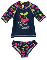 Carter's Toddler Two Piece Cherries Rash Guard Swimsuit 2t-4t (2t)