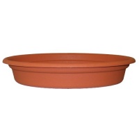 Allied Precision Industries SDC12TC DuraCotta Saucer, 12-Inch, Terra Cotta