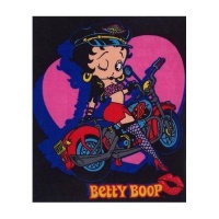 Betty Boop Biker Betty Blanket