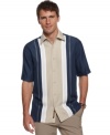 Lighten up your look. This easy, casual shirt from Cubavera keeps the weekend rolling. (Clearance)