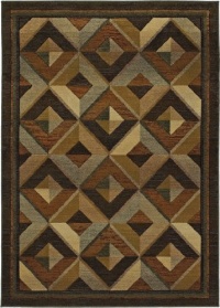 Sphinx Oriental Weavers Genesis Area Rug 956Q1 6'0 R Brown