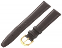 Voguestrap TX48318BN Allstrap 18mm Brown Regular-Length Padded Genuine Calf Watchband