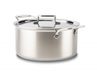 All-Clad Brushed Stainless D5 8-Quart Stock Pot with Lid