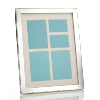 Martha Stewart Collection 5-Photo Collage Silver-Plated Frame, 10 x 13