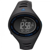 Adidas Men's Adizero ADP3504 Black Polyurethane Quartz Watch with Black Dial