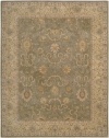 Nourison Heritage Hall He20 2'6 x 8'0 Runner Green Area Rug