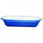 Use this rectangular Lasagna baking dish for your meats, pasta or vegetables. These temperature-resistant dishes can go directly from freezer to oven. Earthenware dishes keep food warm longer. Size .5 quart.