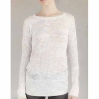 Alternative Apparel Womens Burnout Long Sleeve Raglan T Shirt