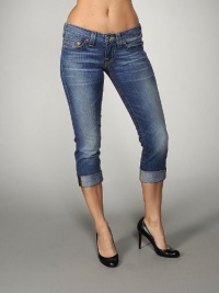 True Religion Women's Lizzy Crop Jean