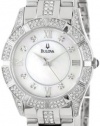 Bulova Women's 96L116 Swarovski Crystal Bracelet Mother of Pearl Dial Watch