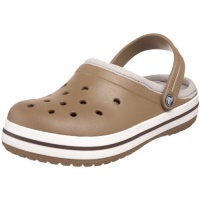 Crocs Unisex Crocband Lined Clog,Khaki/Espresso,13 M (D) US Men