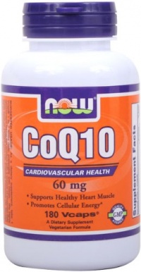 NOW Foods CoQ10 60mg, 180 Vcaps