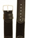 Men's Swiss Army Style Watchband - Color Black Size: 19mm Watch Band