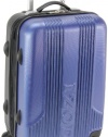 IZOD Luggage Voyager 2.0 20 Inch Expandable Spinner Carry-On Bag, Cobalt Blue, Small