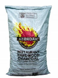 Kebroak KHWC40LB 40-Pound Hardwood Lump Charcoal Bag