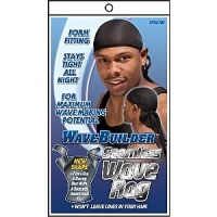 WAVE BUILDER Seamless Du-Rag BLACK