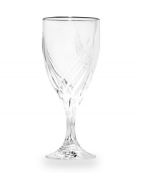 For nearly 150 years, Lenox has been renowned throughout the world as a premier designer and manufacturer of fine china, accessories, and stemware. In brilliantly faceted crystal accented with platinum, the gracefully twirled Debut Platinum bar and stemware collection provides an impeccable accompaniment to your formal china and flatware.