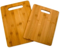 Totally Bamboo 20-2038 Bamboo Cutting Board Set, 2-Board Set