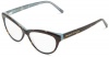 Kate Spade Abena Abena Cat Eye Reading Glasses,Dark Tortoise/Ocean 1.5,52 mm