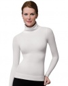 SPANX On Top and In Control Long Sleeve Turtleneck (973) XL/White