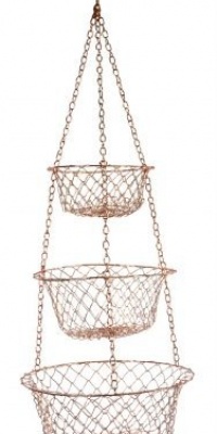 Fox Run Copper Hanging Baskets