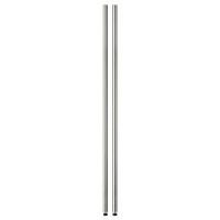 72-Inch Shelf Support Pole with Leg Levelers - 2 Pack