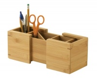 Lipper International Bamboo Expandable Pencil Holder