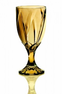 Noritake Breeze Amber 12-Ounce Goblet, set of 4