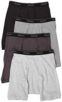 Hanes Classics Men's 4-Pack Multi-Color Boxer Brief Underwear