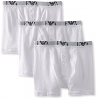 Emporio Armani Men's 3-Pack Buttonfly Boxer Briefs