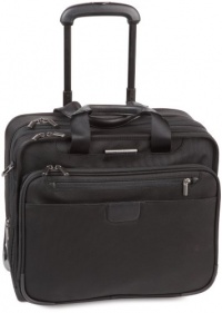 Briggs & Riley  15.4 Inch Executive Expandable Rolling Briefcase,Black,12.8x15.8x8