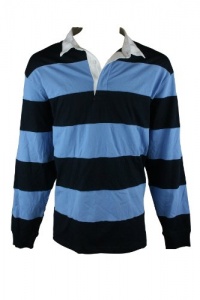 Club Room Mens Striped Rugby Collared Shirt