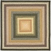 Safavieh Braided Collection BRD308A Multicolor Braided Cotton Square Area Rug, 6 Feet Square (6 Feet Square)