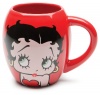 Vandor 10301 Betty Boop Oval Ceramic Mug, Close-up, Red, 18-Ounce