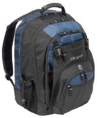 Targus XL Backpack Designed for 17 Inch Notebooks TXL617 (Black with Blue Accents)