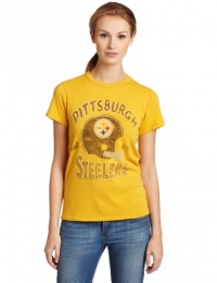 NFL Pittsburgh Steelers Heather Vintage Short Sleeve Crew Women's