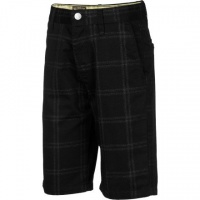 Volcom Frickin Plaid Chino Short - Boys' Black, 28