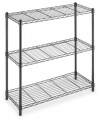 Whitmor 6070-3437 Supreme 3-Tier Shelving, Black