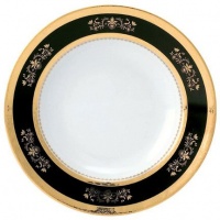 Philippe Deshoulieres Orsay Black Dinner Plate 10.5 in