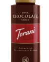 Torani Dark Chocolate Sauce, 16.5-Ounce Bottles (Pack of 6)