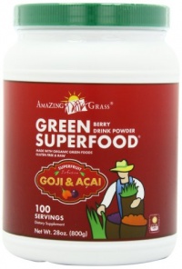 Amazing Grass Berry Green Superfood 100 Serving, 28-Ounce Container