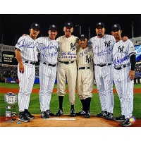 Steiner Sports New York Yankees Autographed Final Game At Yankee Stadium Perfect Game Pitchers & Catchers 16x20 Photo