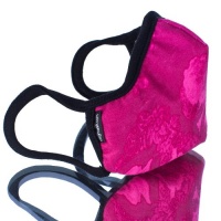 Vogmask Microfiber Filtering Mask: Pink Roses