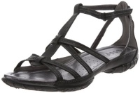 ECCO Womens Groove Gladiator Ankle-Strap Sandal