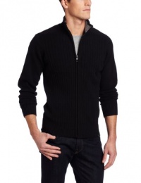 Marc Ecko Cut & Sew Men's Full Zip Rib Sweater