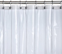 Pinzon Basics EVA Anti-Bacterial Shower Curtain Liner, Clear