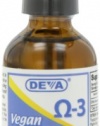 DEVA Vegan Vitamins  Liquid. Omega-3  DHA , 2-Ounce Bottles