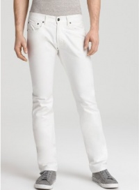 Spurr Mens Slim Fit White Jeans 36 x 34 Euro 50 Straight 36/34