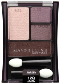 Maybelline New York Expert Wear Eyeshadow Quads, 12q Plum Smokes Stylish Smokes, 0.17 Ounce